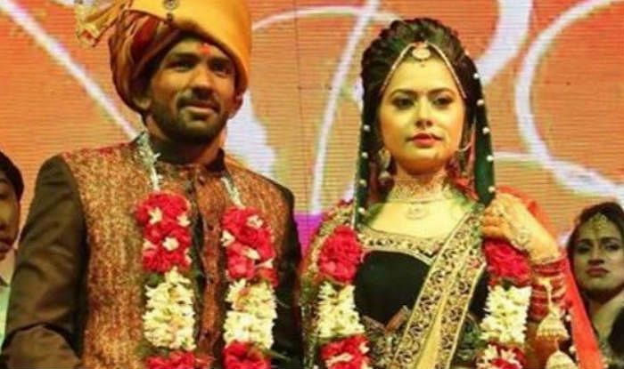 Yogeshwar Dutt with wife Sheetal Sharma